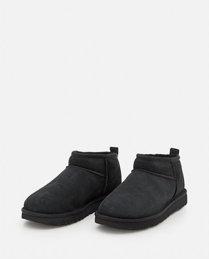 UGG Boots Black Leather Twinface