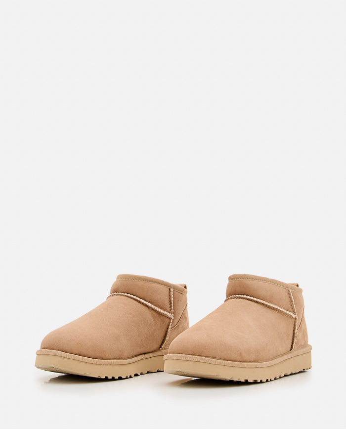 UGG Boots Beige Leather Twinface