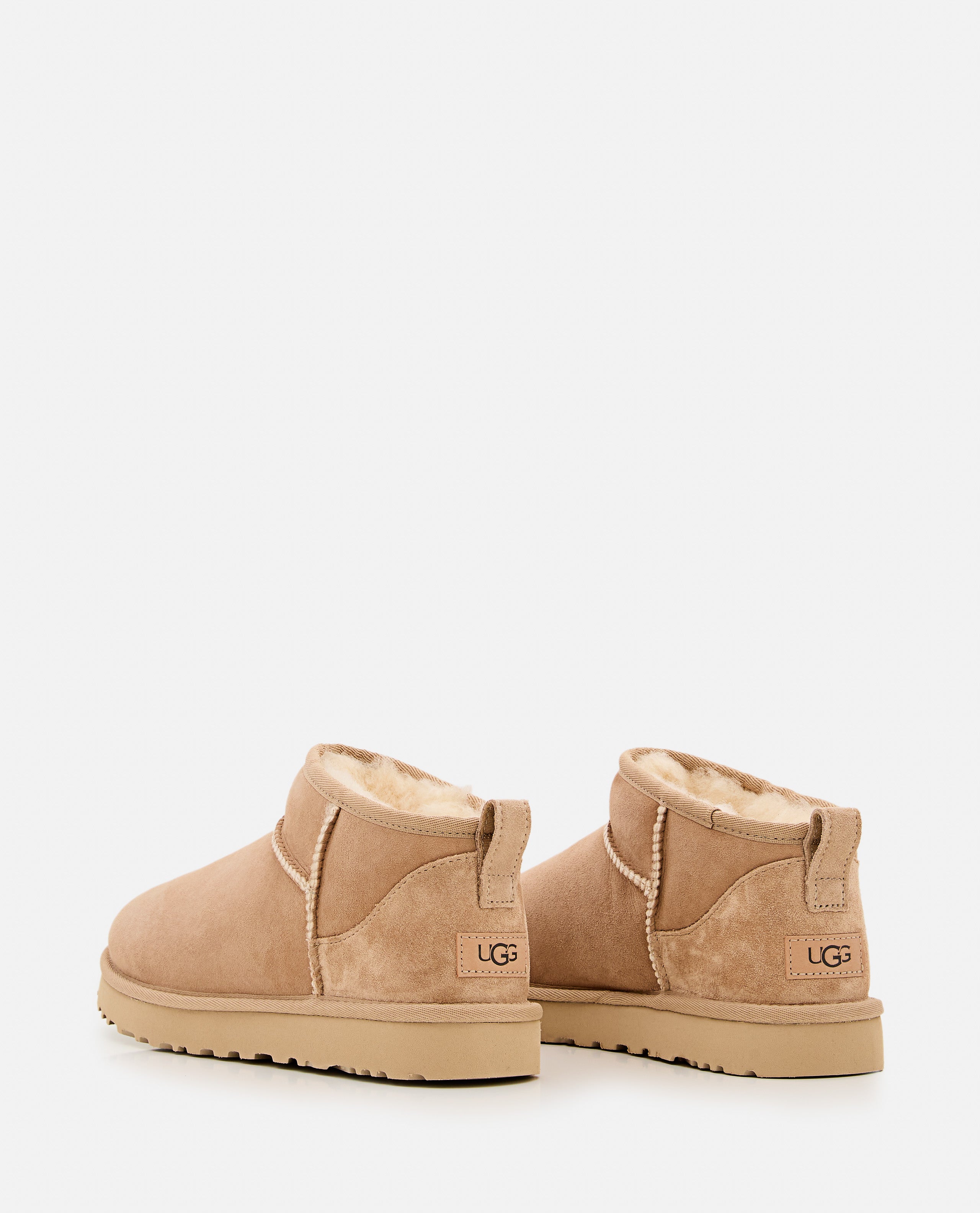 UGG Boots Beige Leather Twinface