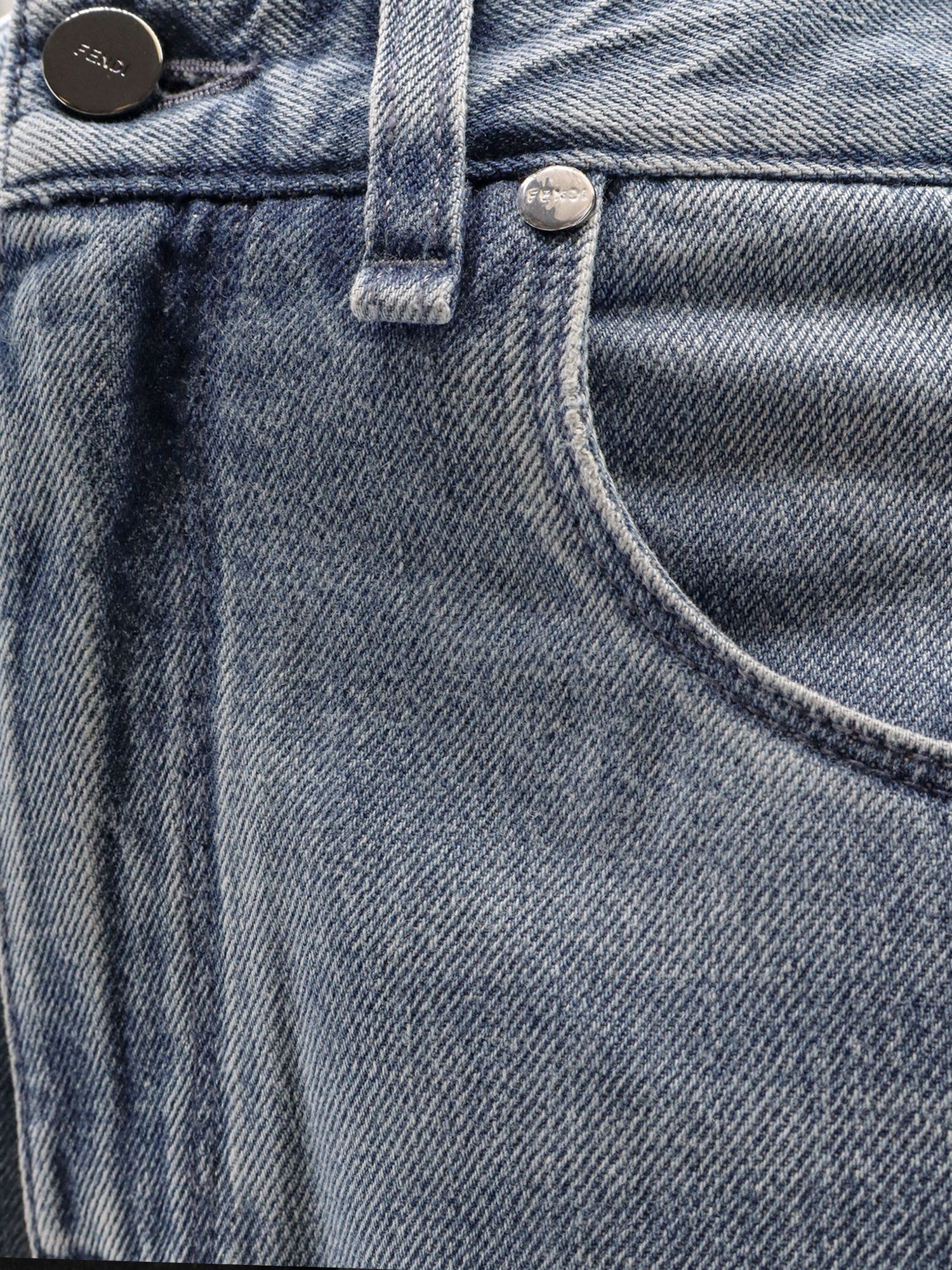 Fendi Jeans Avion Blue Cotone