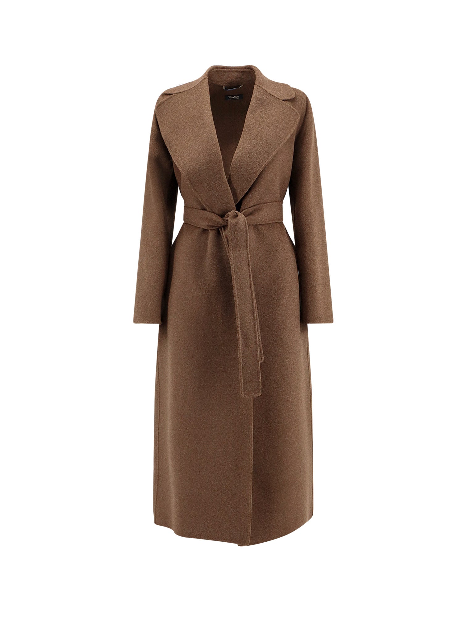 S Max Mara Coats Brown Wool