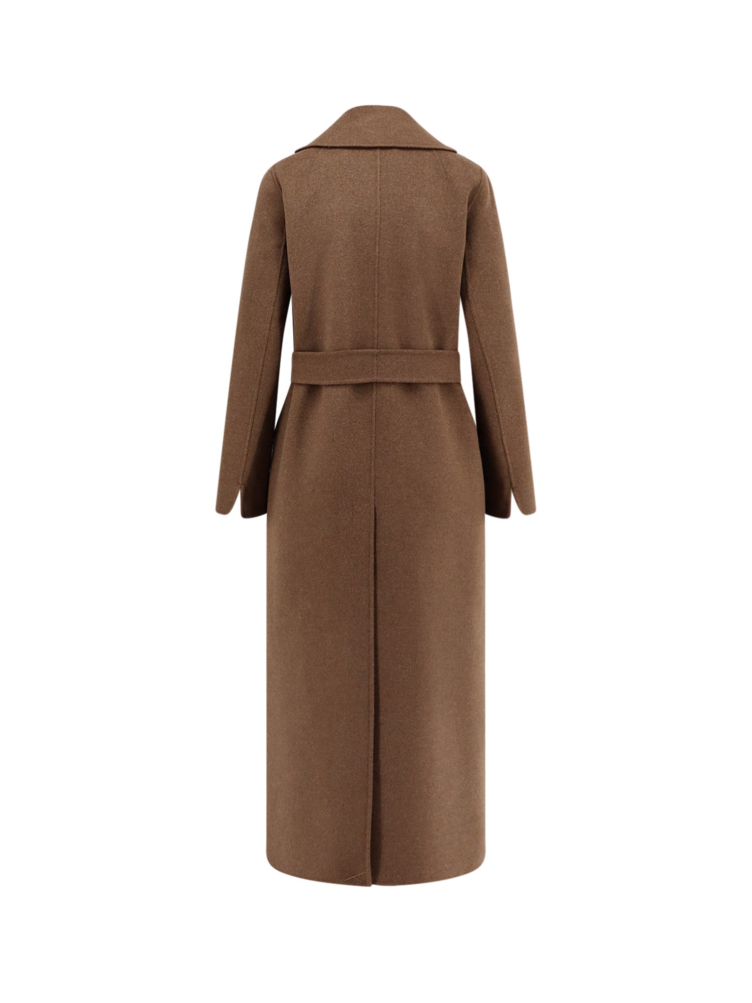 S Max Mara Coats Brown Wool