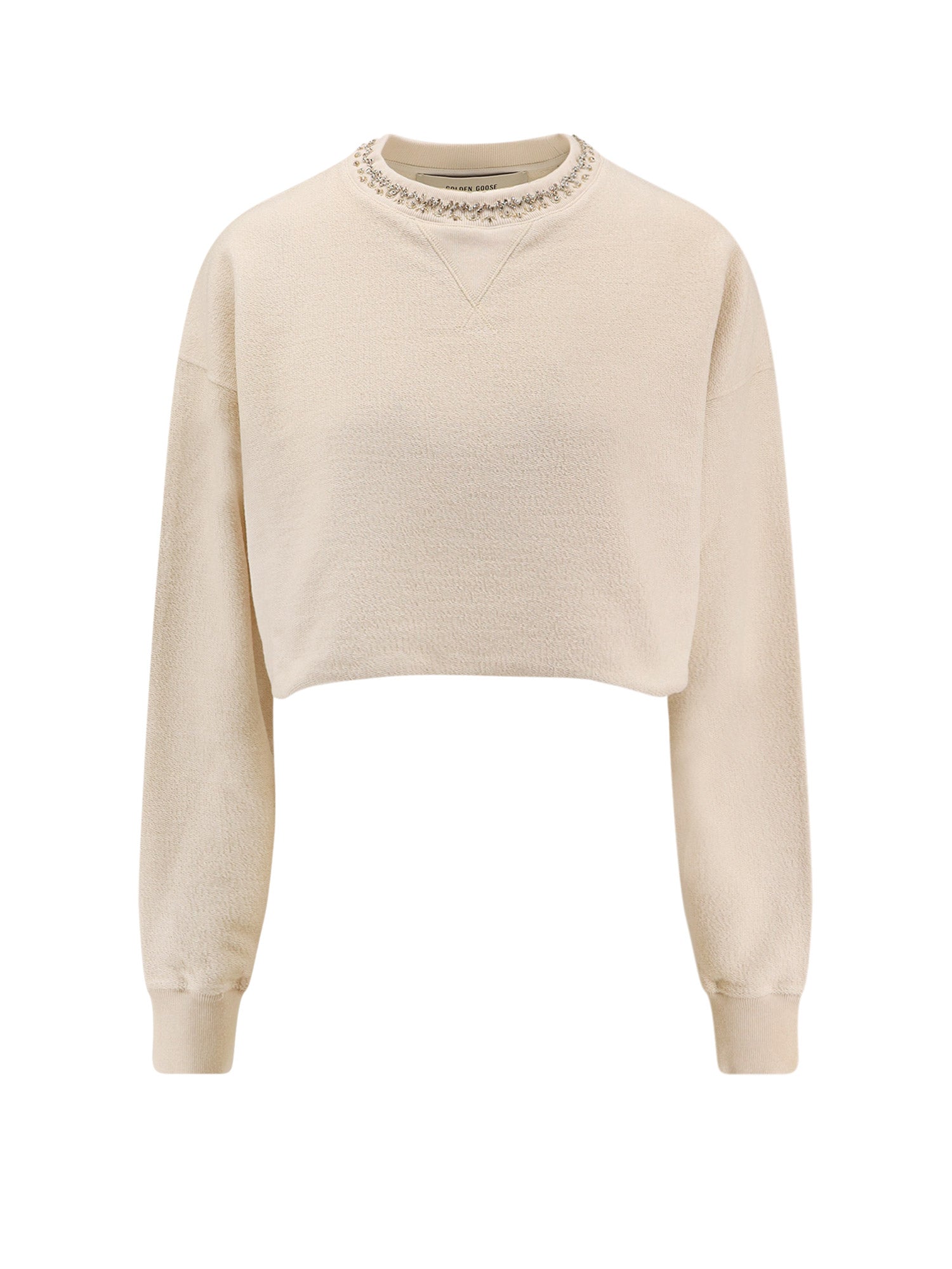 Golden Goose Sweaters Artic Wolf Cotone