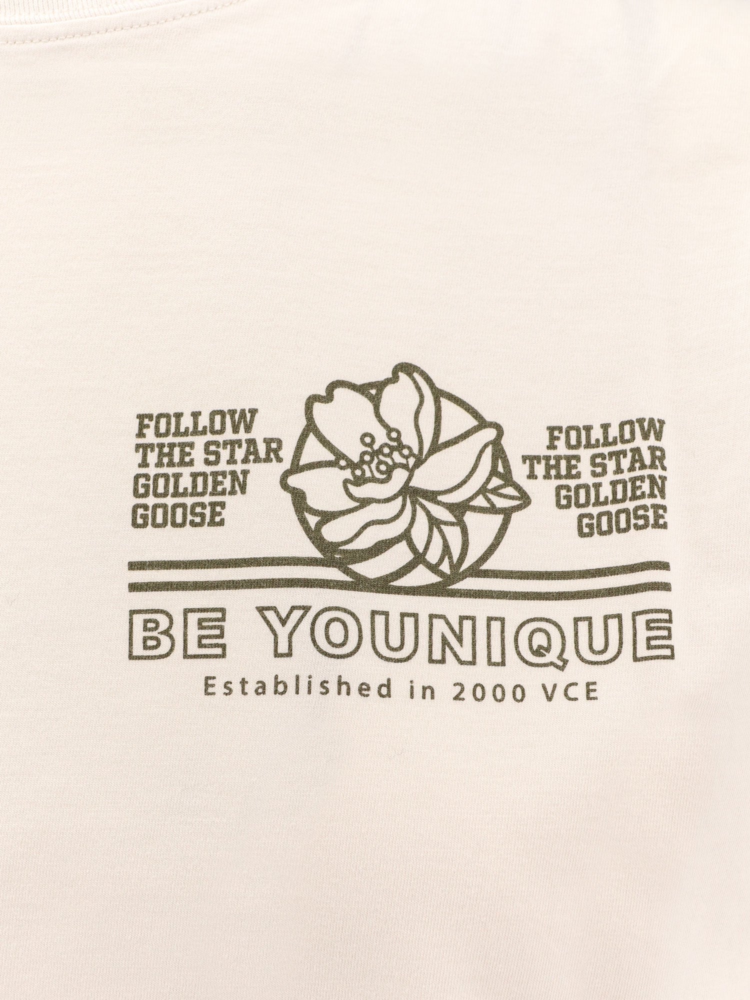 Golden Goose T-shirts and Polos Artic Wolf Cotone