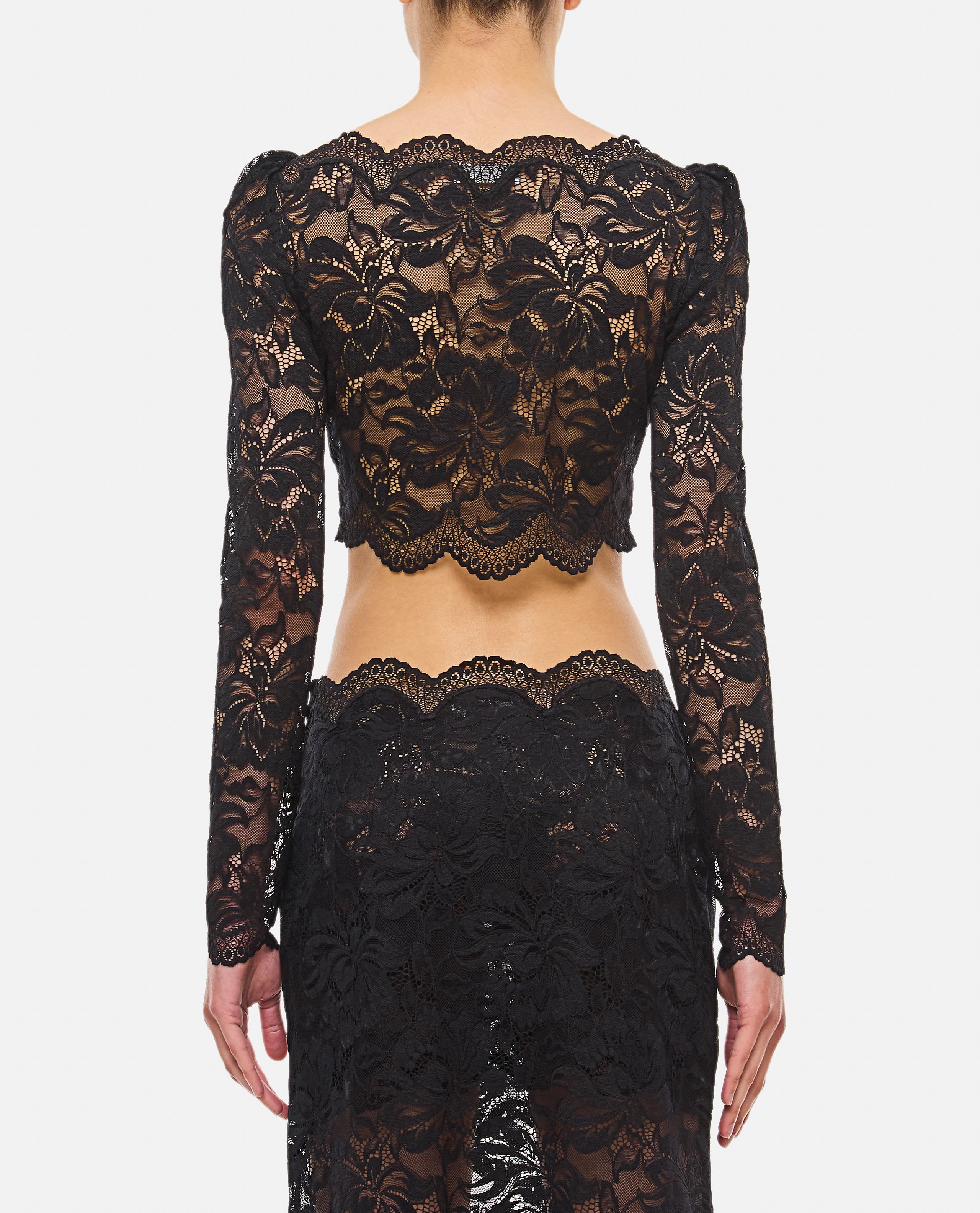 RABANNE Top Black Pa Ea