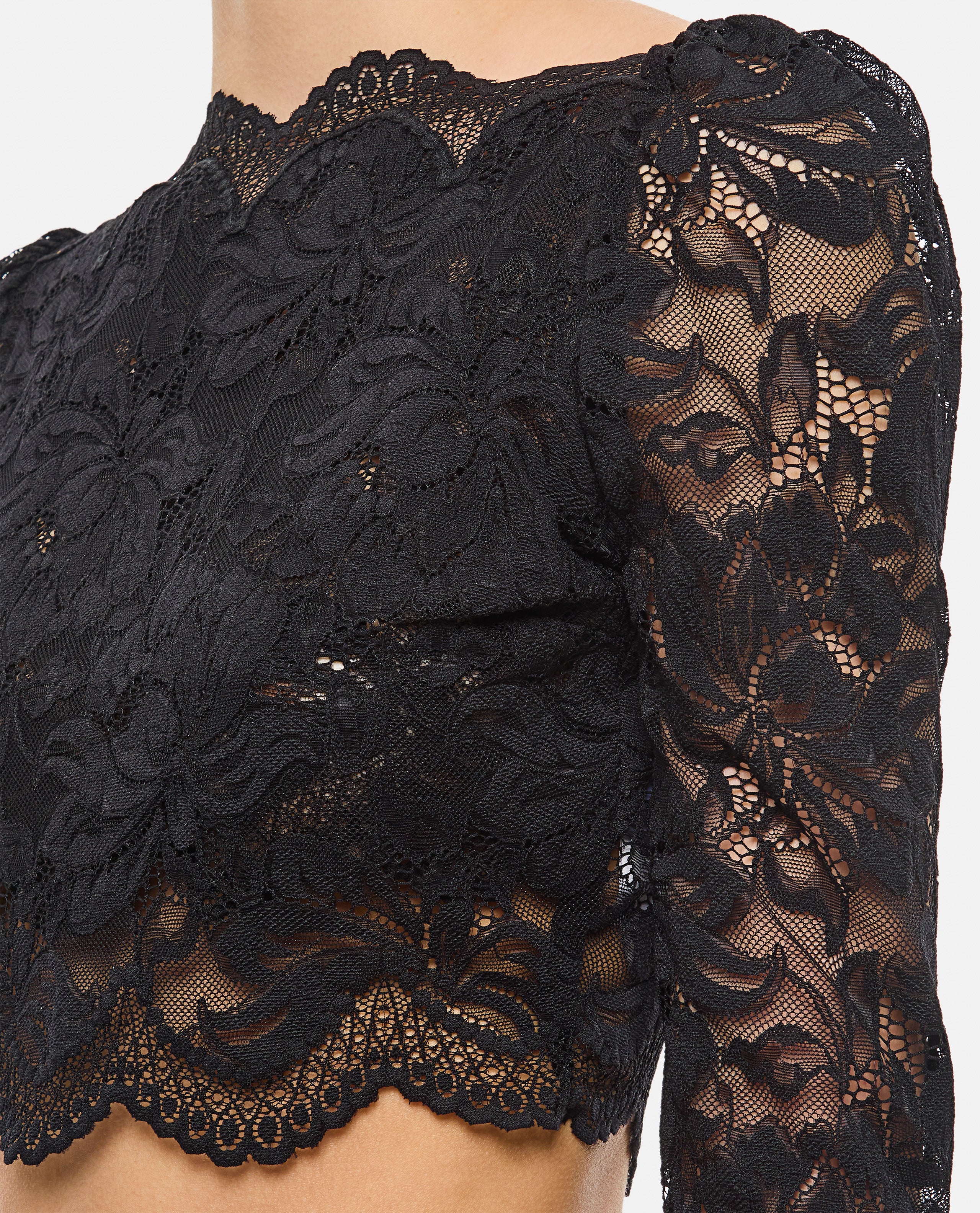 RABANNE Top Black Pa Ea