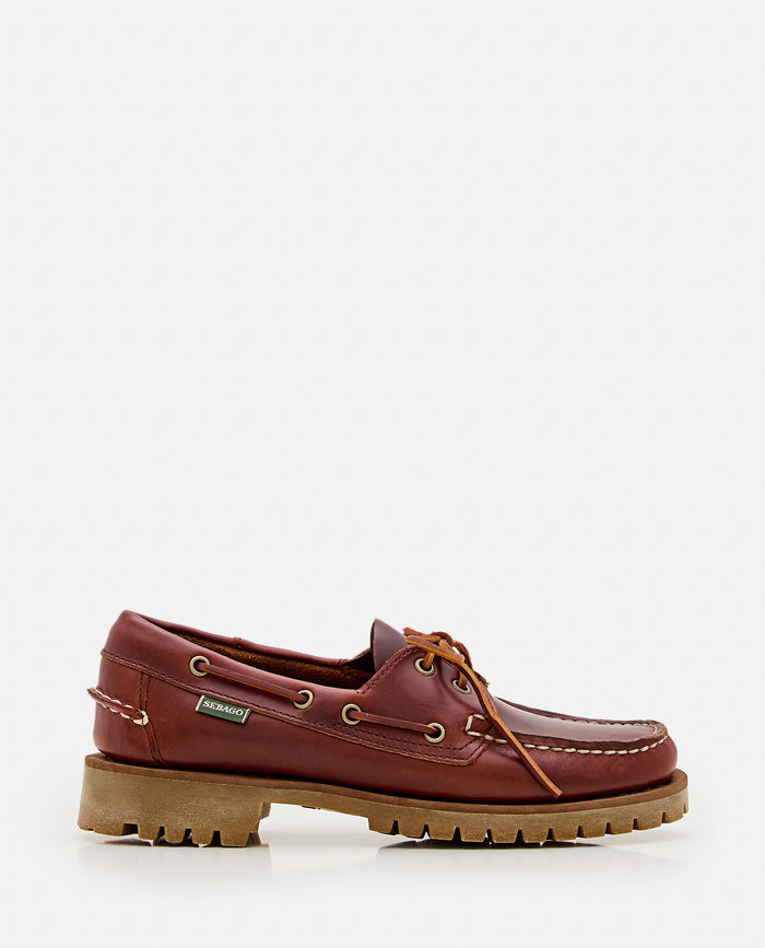 Sebago Flat shoes Red Leather