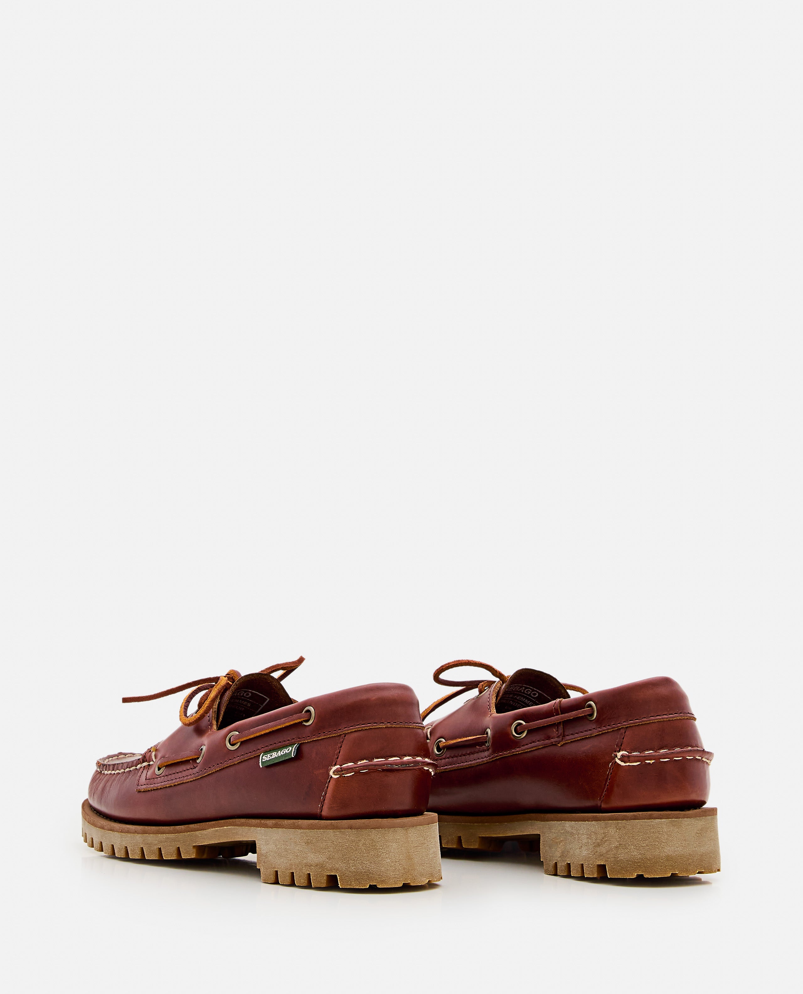 Sebago Flat shoes Red Leather