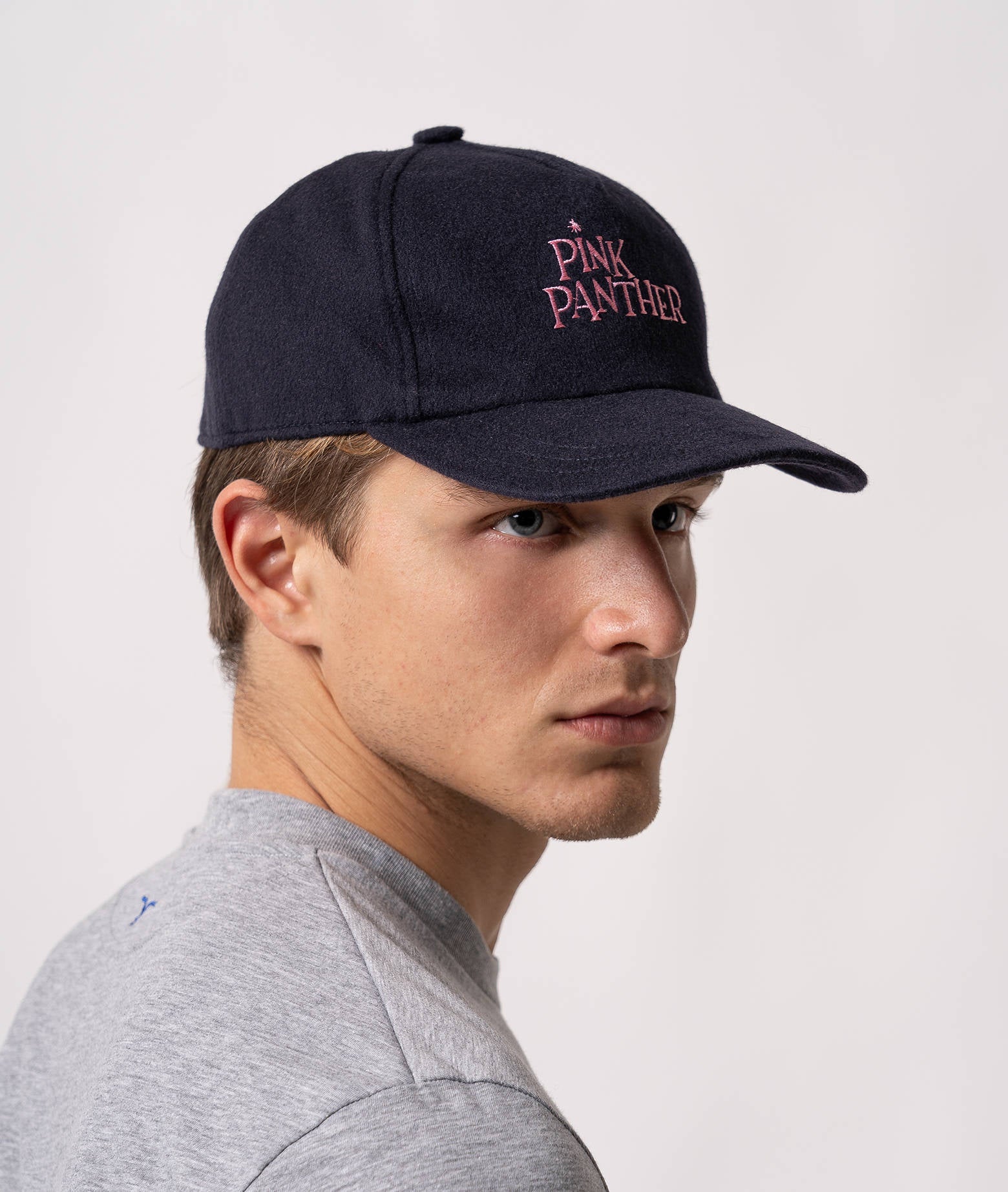 Cashmere Cap Pink Panther Blue