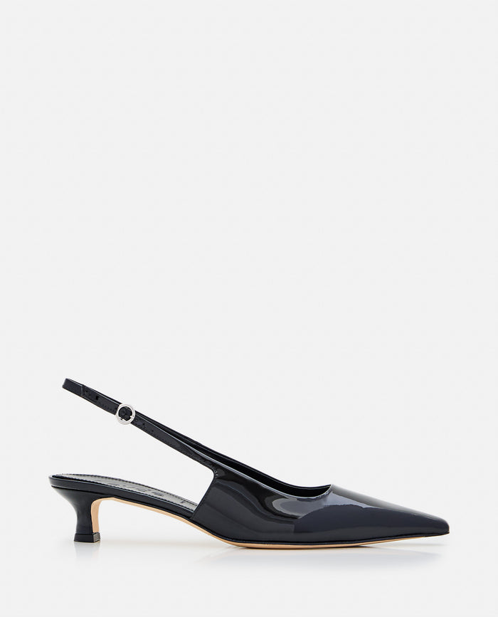 AEYDE With Heel Black Patent Calf Leather