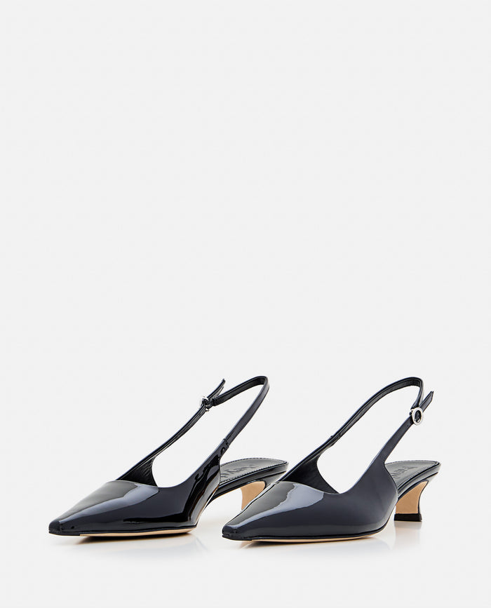 AEYDE With Heel Black Patent Calf Leather