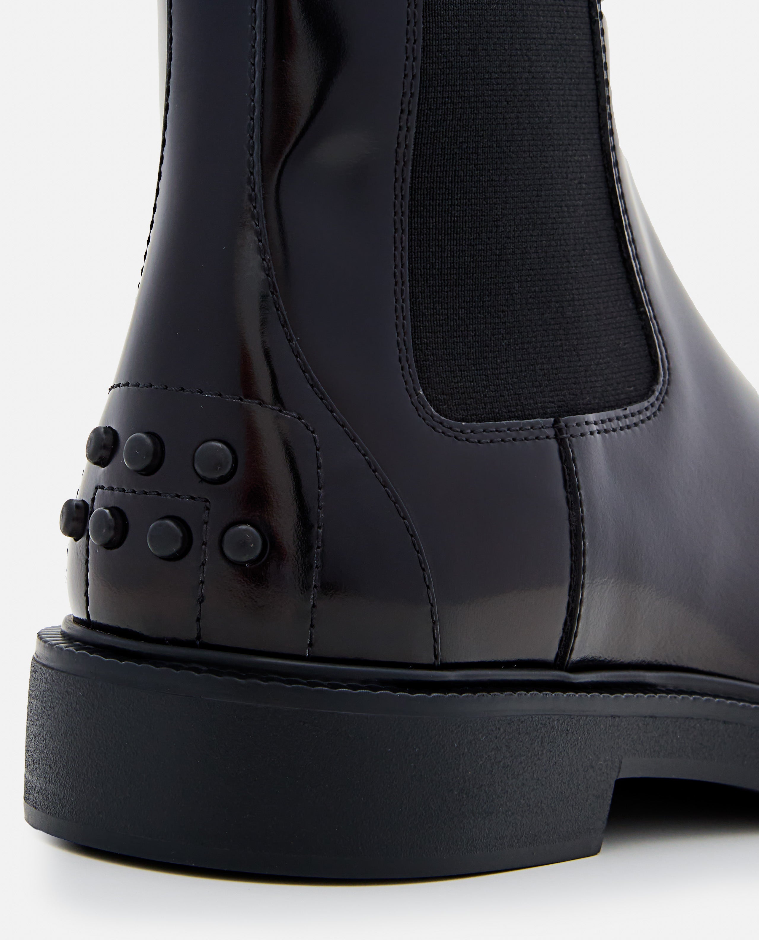 Tods Boots Black Calf Leather