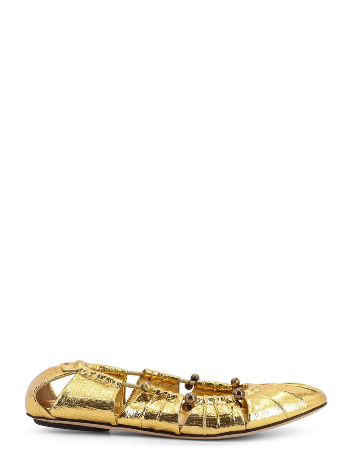 Chloè Flat shoes Golden Pelle