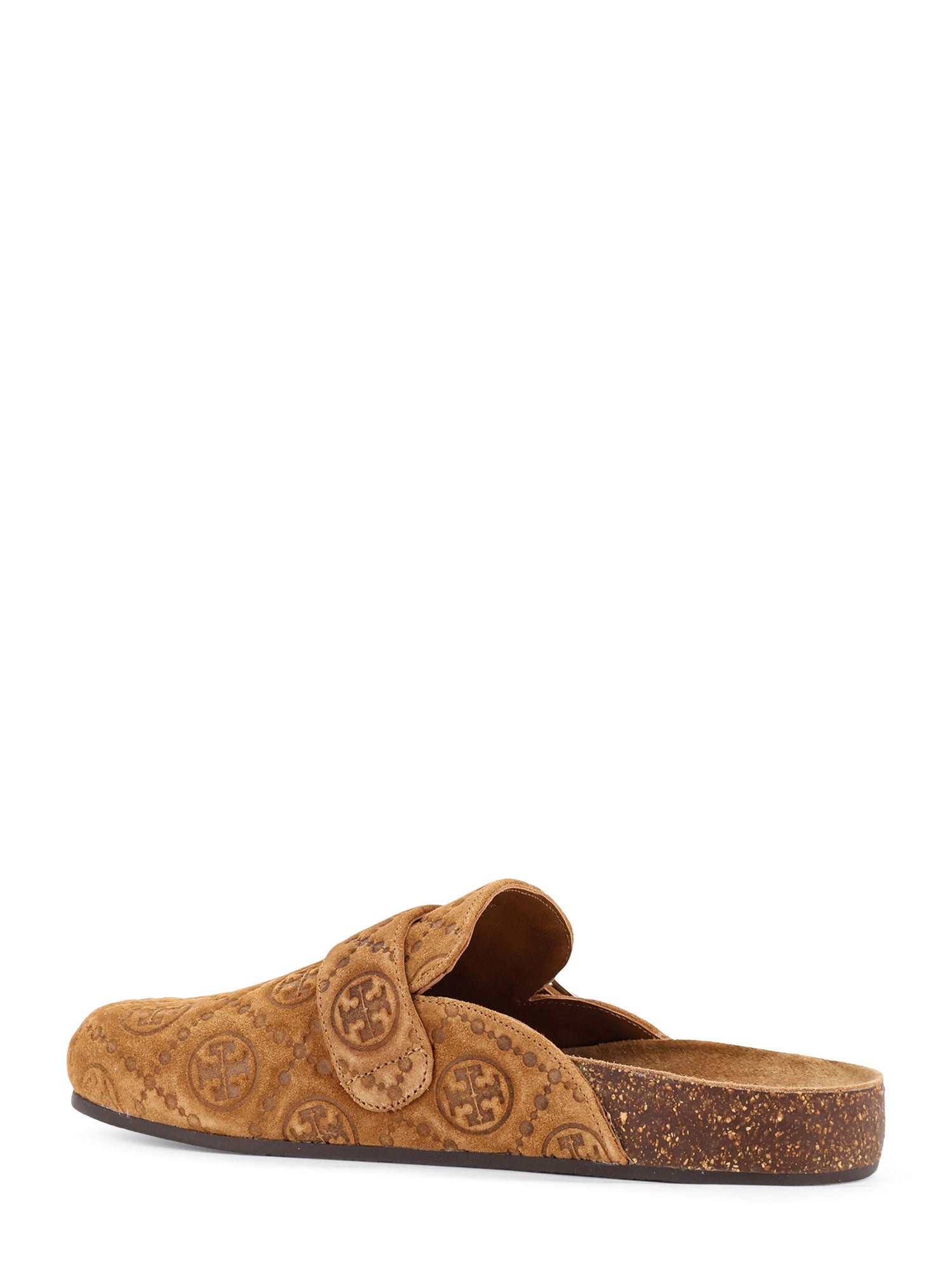 Tory Burch Sandals Golden Brown/silver Suede