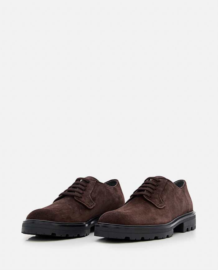 Hogan Flat shoes Brown Calf Leather
