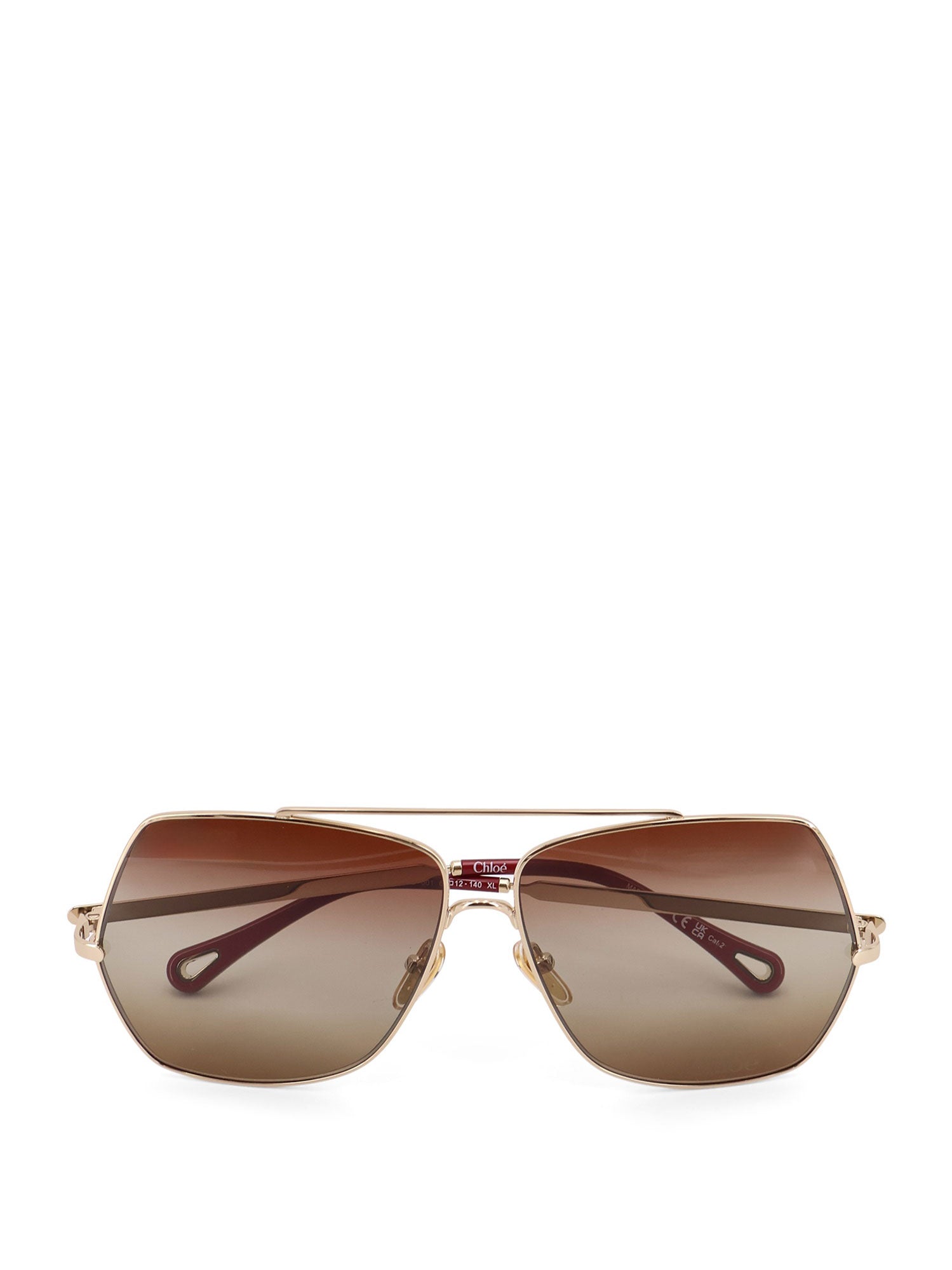Chloè Sunglasses Gold/gr Brown Acetato/metallo