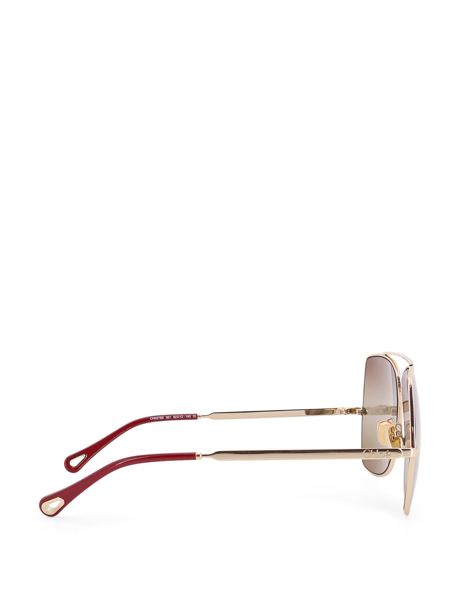 Chloè Sunglasses Gold/gr Brown Acetato/metallo