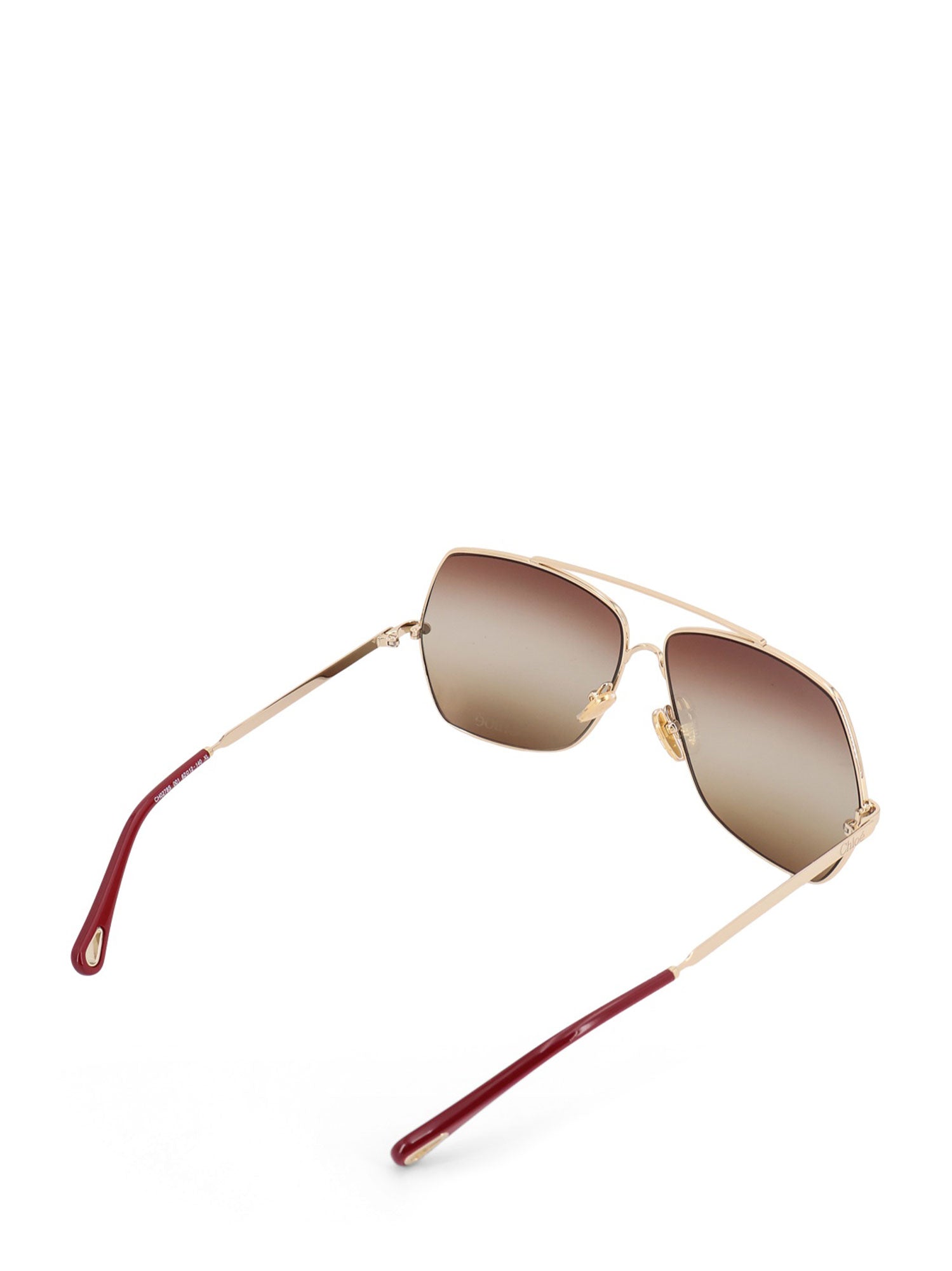 Chloè Sunglasses Gold/gr Brown Acetato/metallo