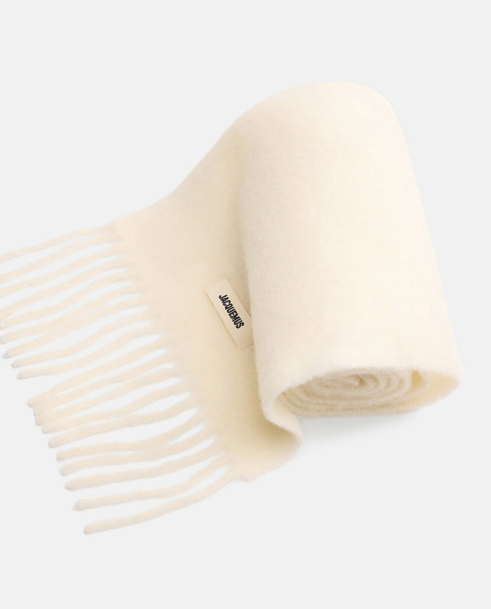 JACQUEMUS Scarfs White Wm Wp Wv Pa