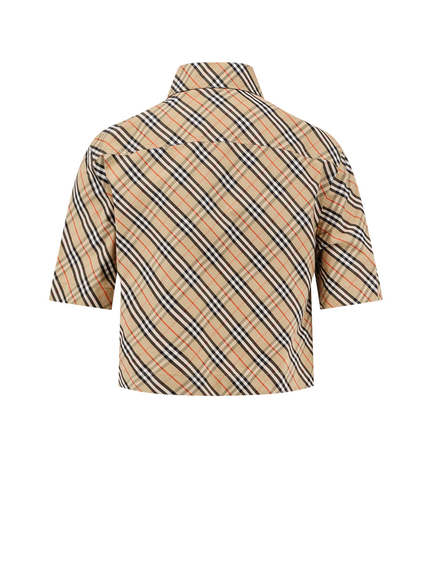 Burberry Shirts Sand Ip Check Cotone