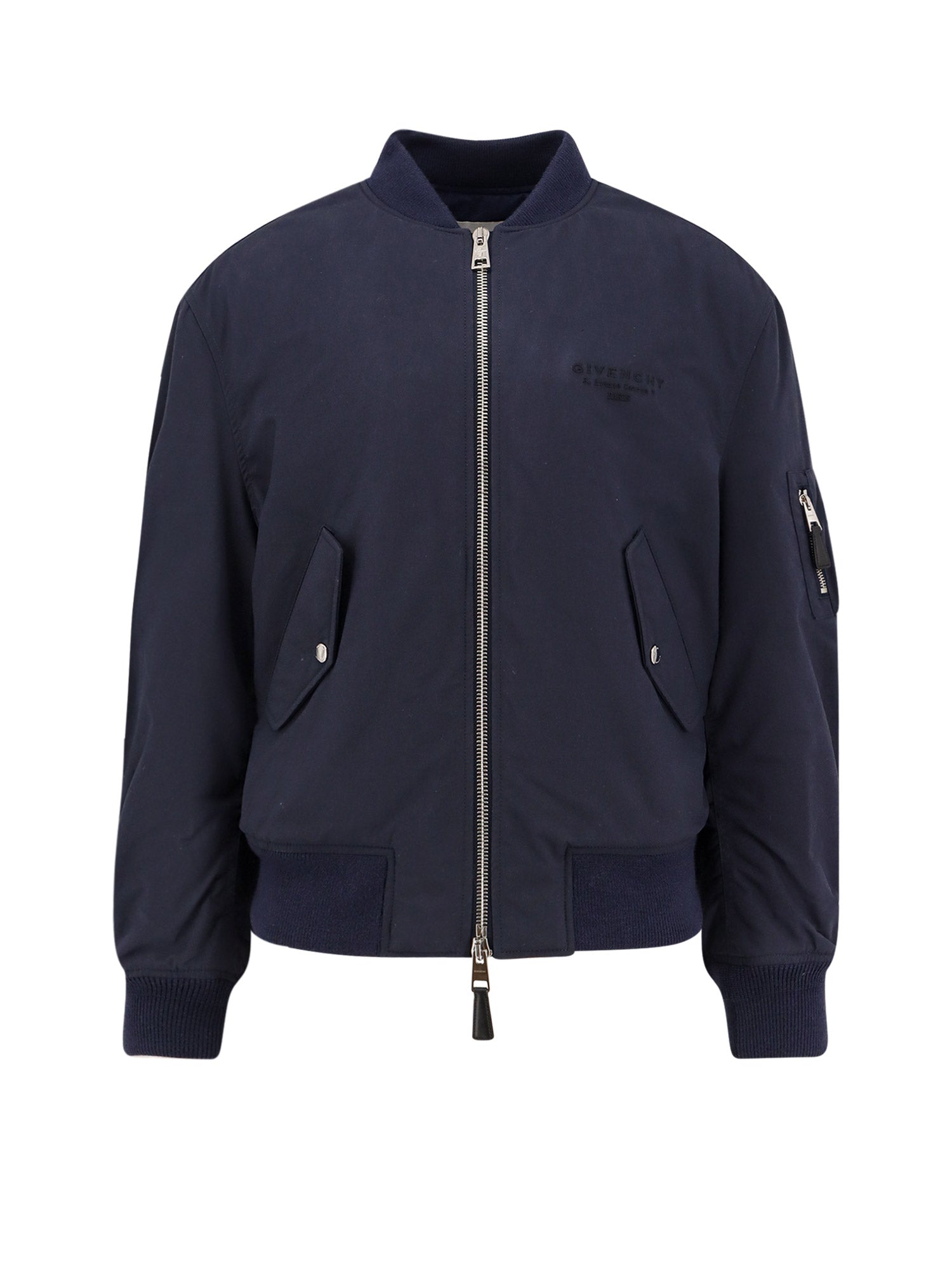 Givenchy Jackets Blue Cotone Poliammide
