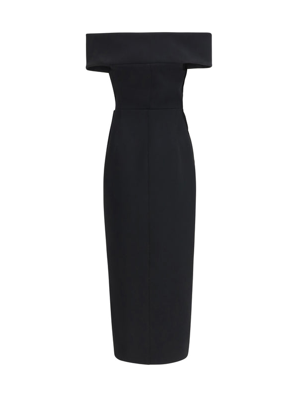 Dress Gene Black Polyester