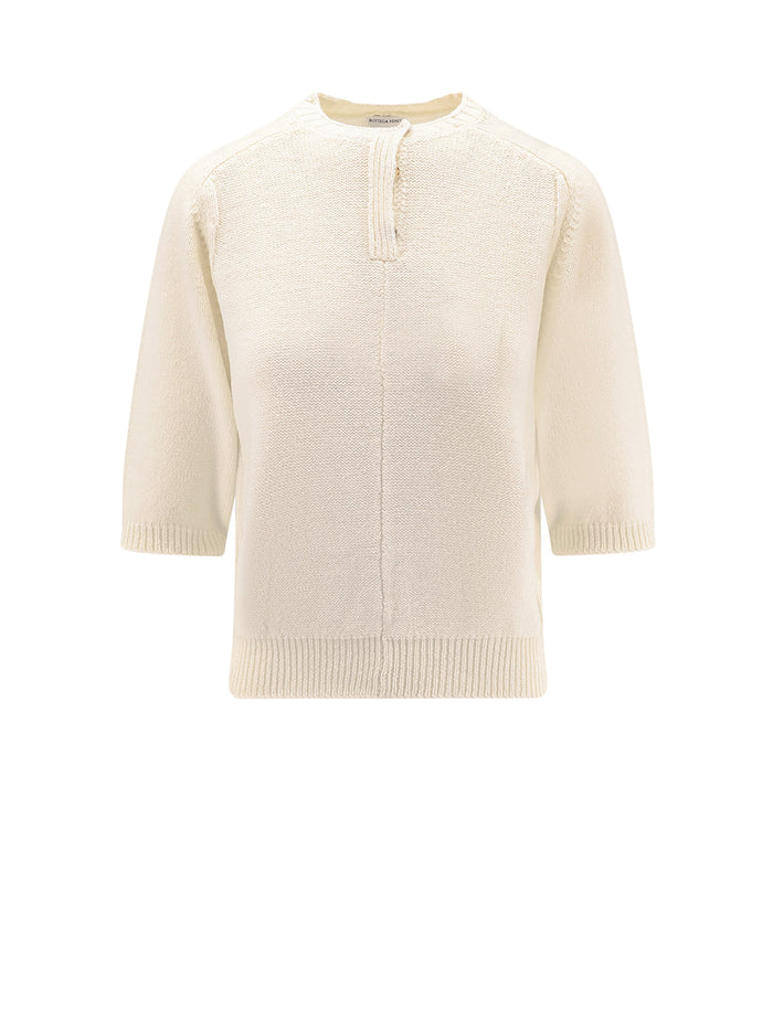 Bottega Veneta Sweaters Chalk Lana