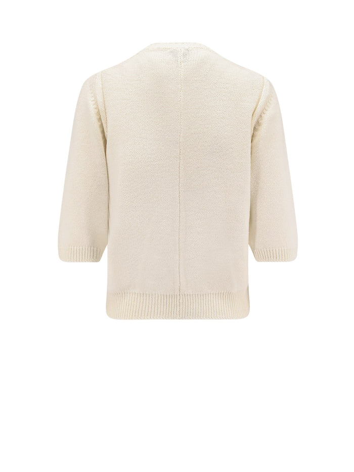 Bottega Veneta Sweaters Chalk Lana
