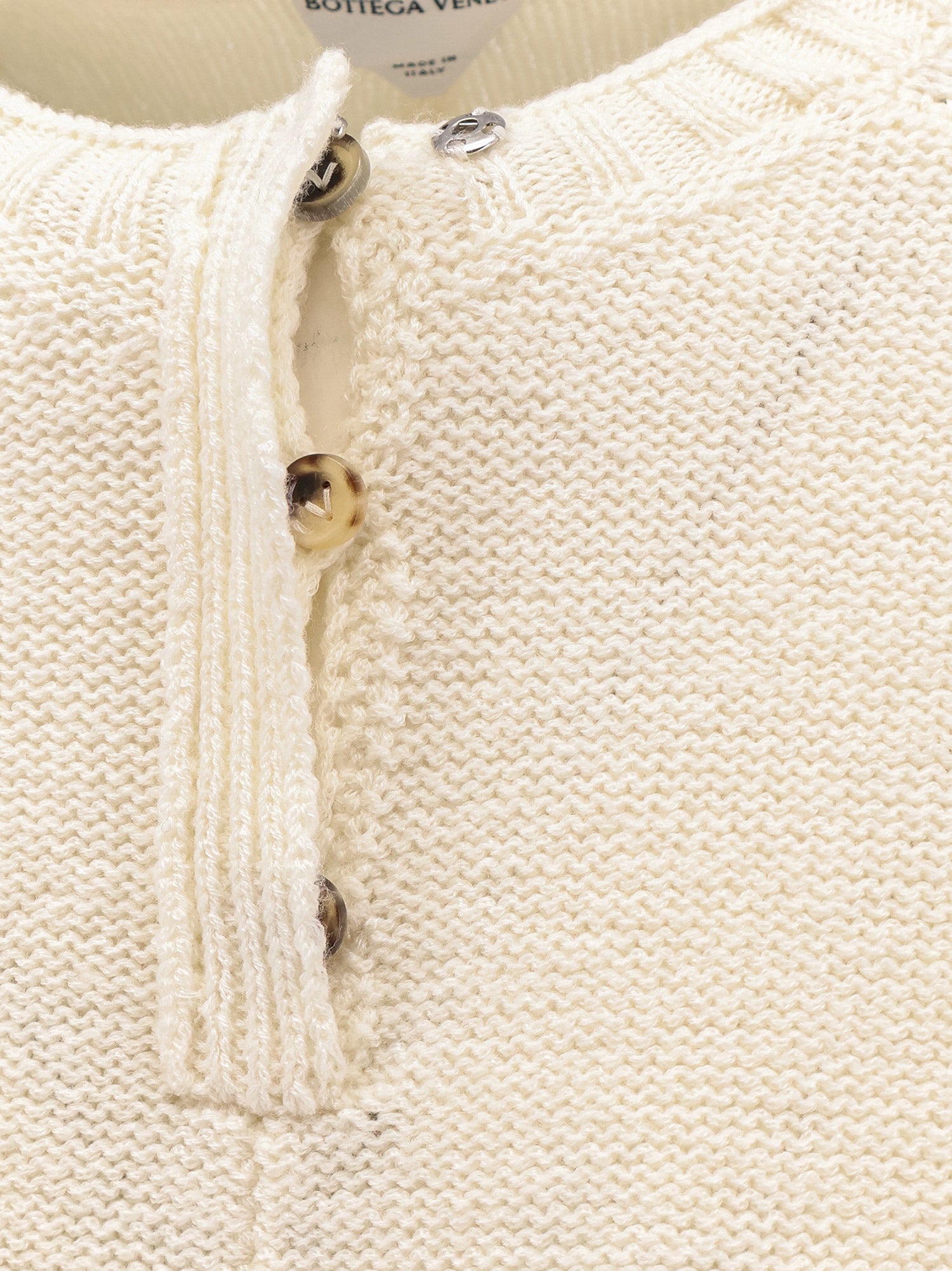 Bottega Veneta Sweaters Chalk Lana