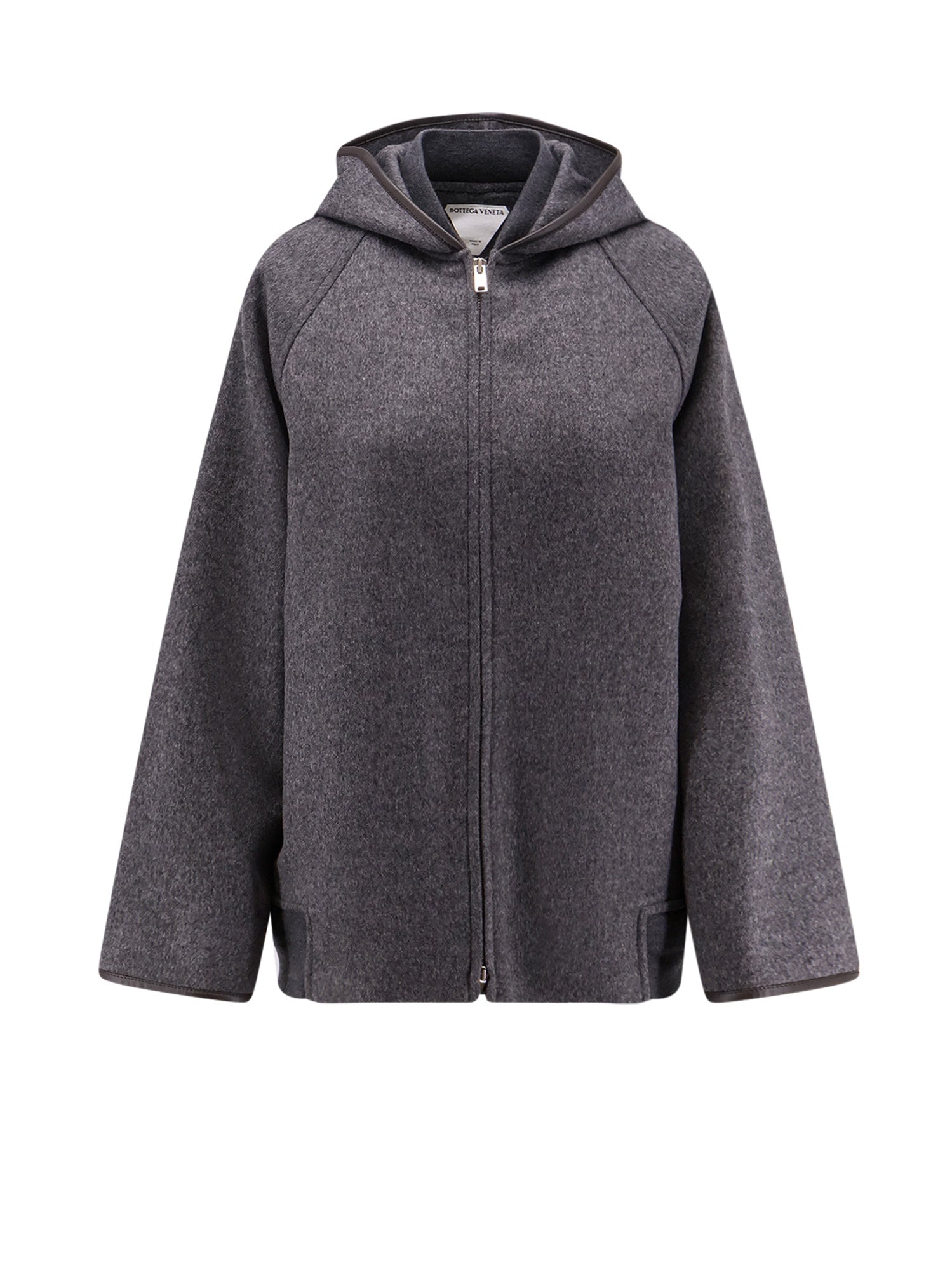 Bottega Veneta Jackets Charcoal Melange Lana