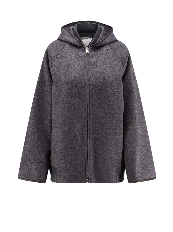 Bottega Veneta Jackets Charcoal Melange Lana