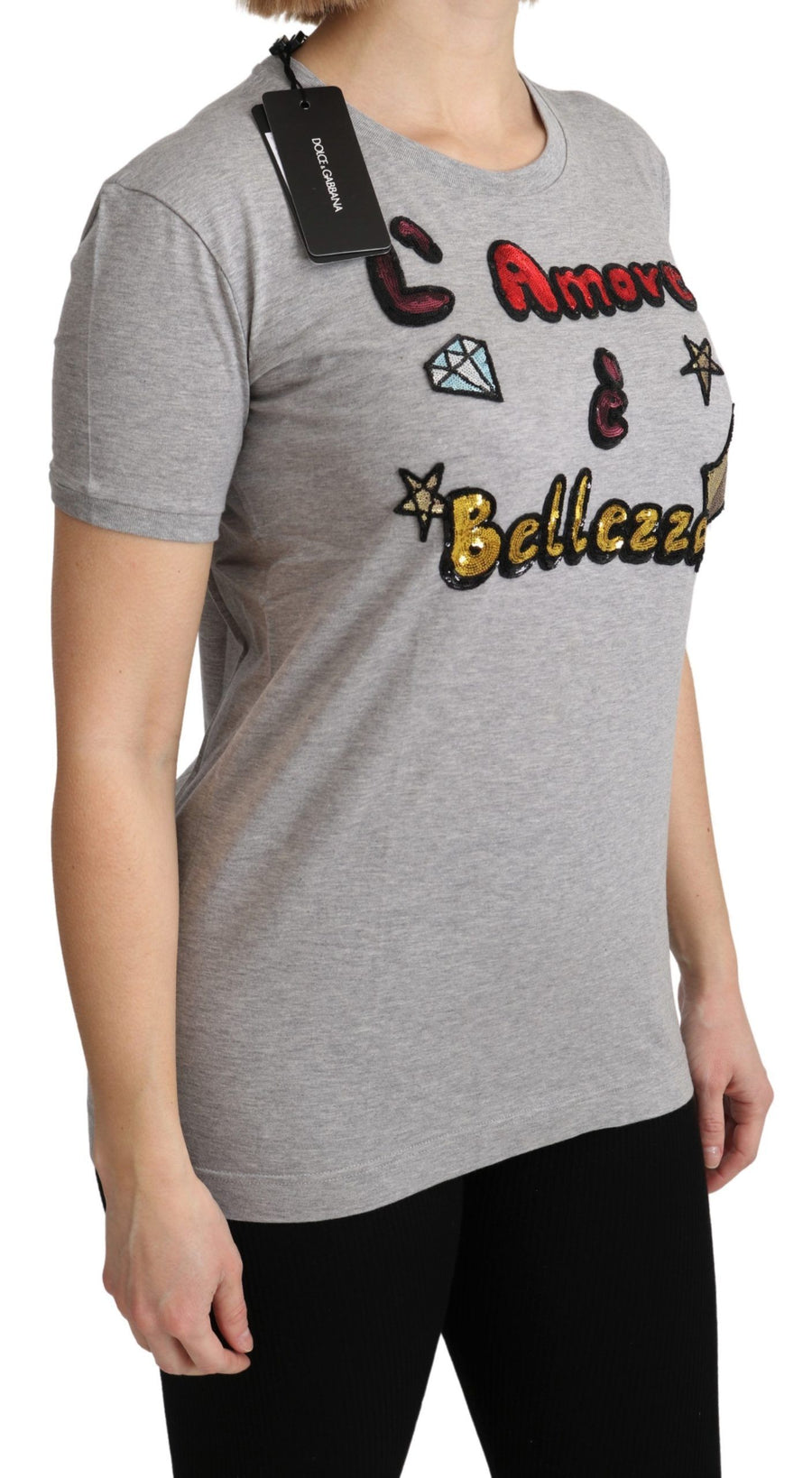 Dolce & Gabbana 100% Cotton t-shirt in gray