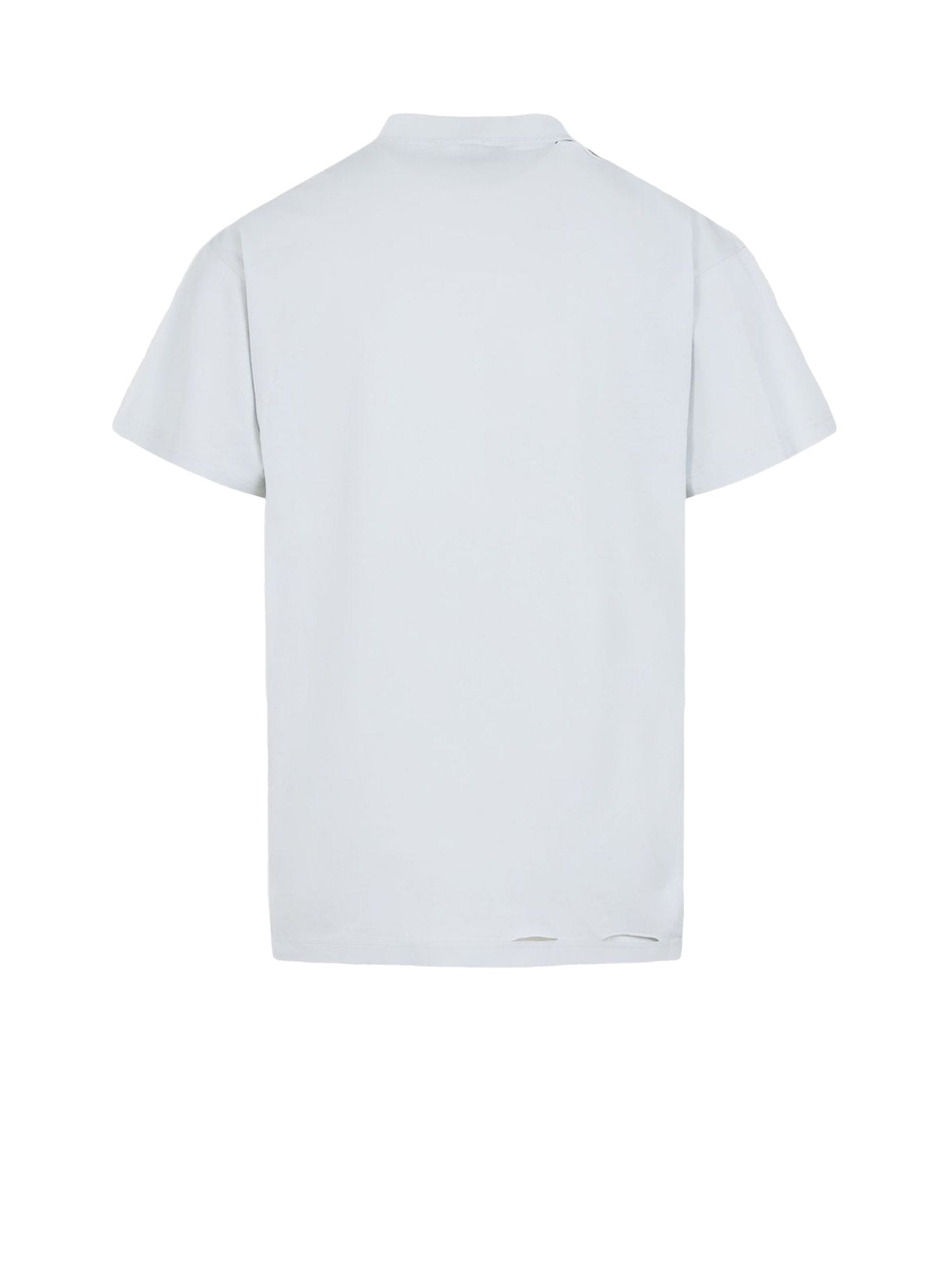 Balenciaga T-Shirts And Polos Dirty White Cotone Elastan