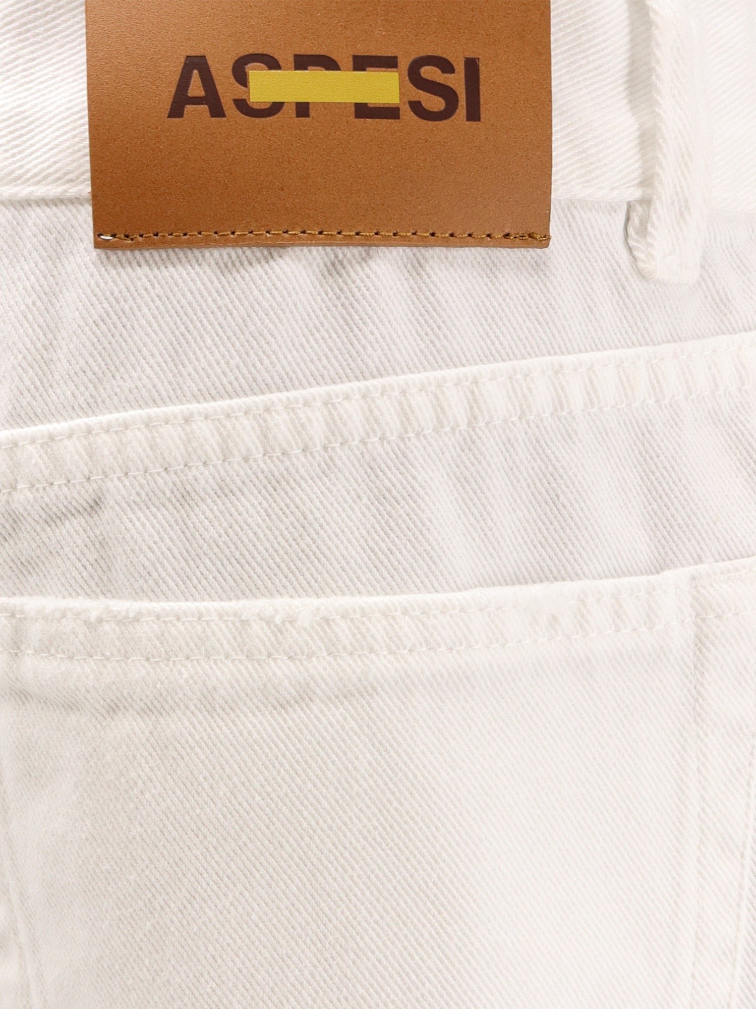 Aspesi Jeans White Cotone