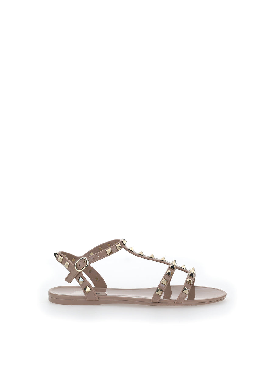 Valentino Garavani 100% Rubber sandals in beige