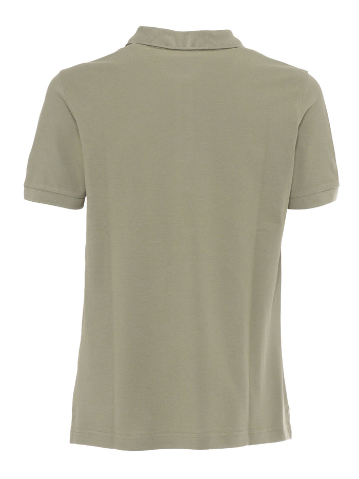 PIQUET STRETCH POLO Green Cotton Elastane Shirt