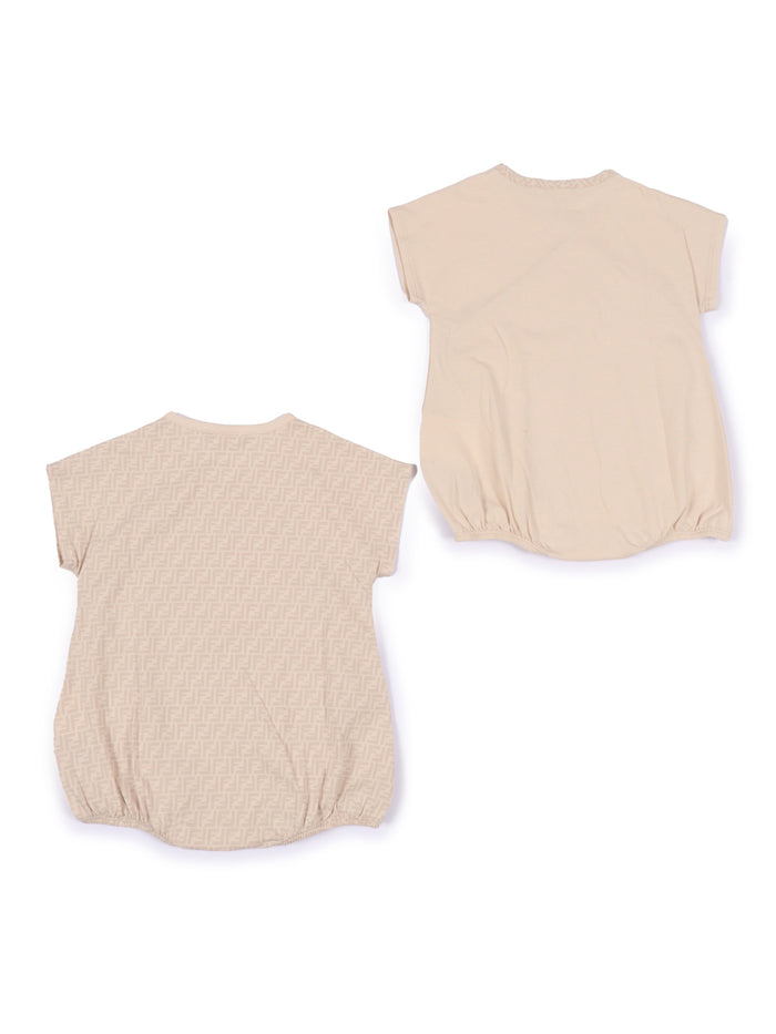 Stretch Jersey Body Set Beige Cotton Elastane Box Regalo
