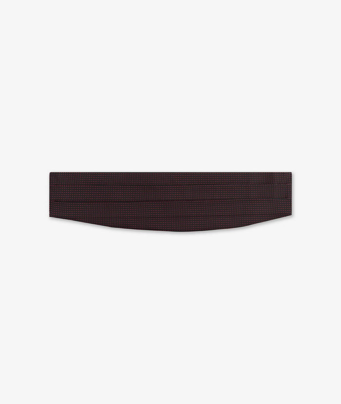 Cummerbund Pois Red Ceremony Band