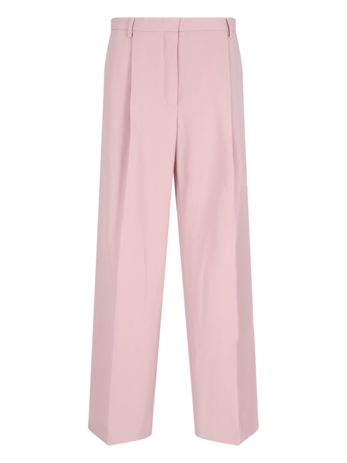 Dries Van Noten Trousers Pink Wool