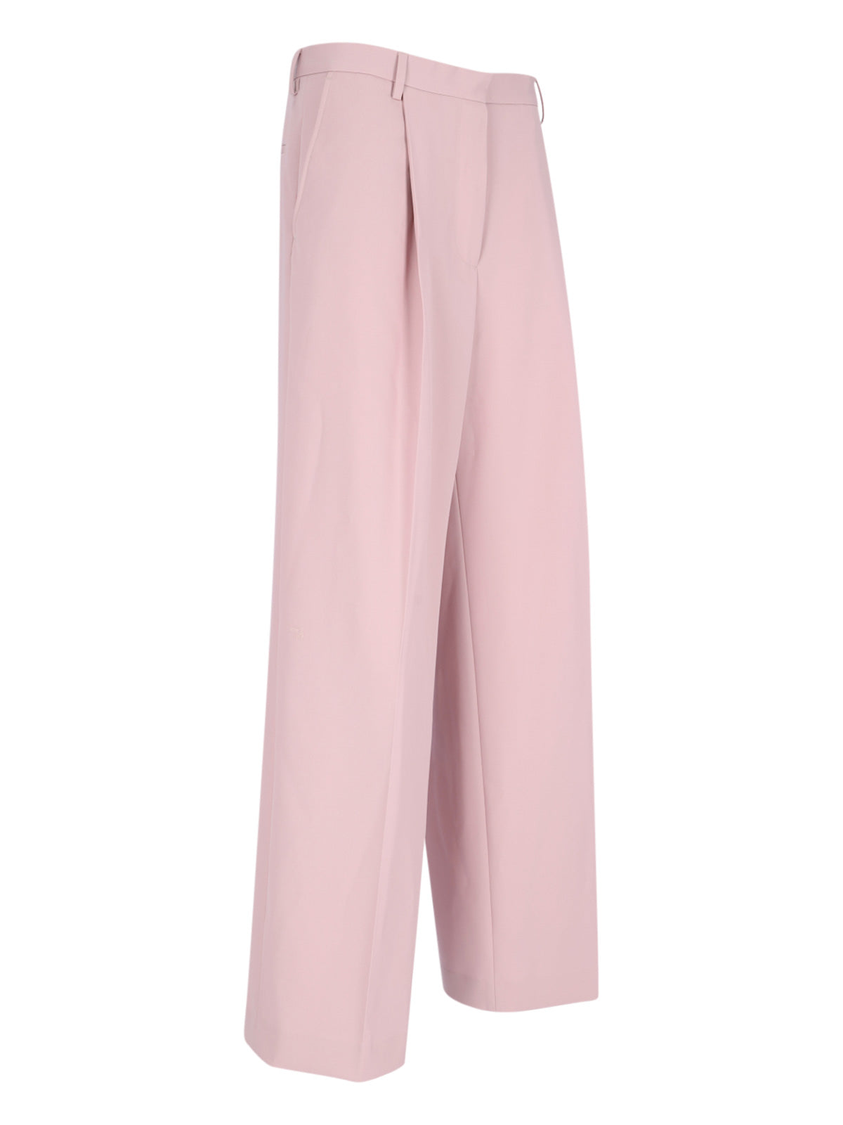 Dries Van Noten Trousers Pink Wool