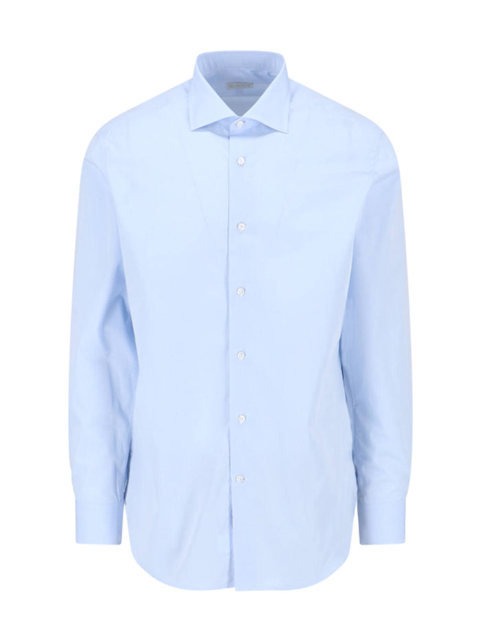 LABORATORIO DEL CARMINE Shirts Blue Cotton
