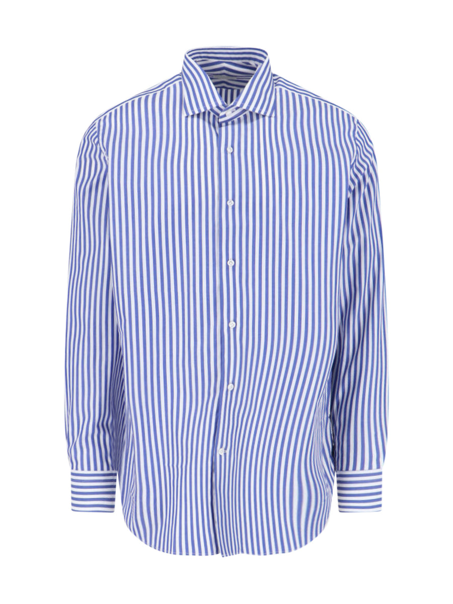 Laboratorio Del Carmine 100% Cotton shirt in blue