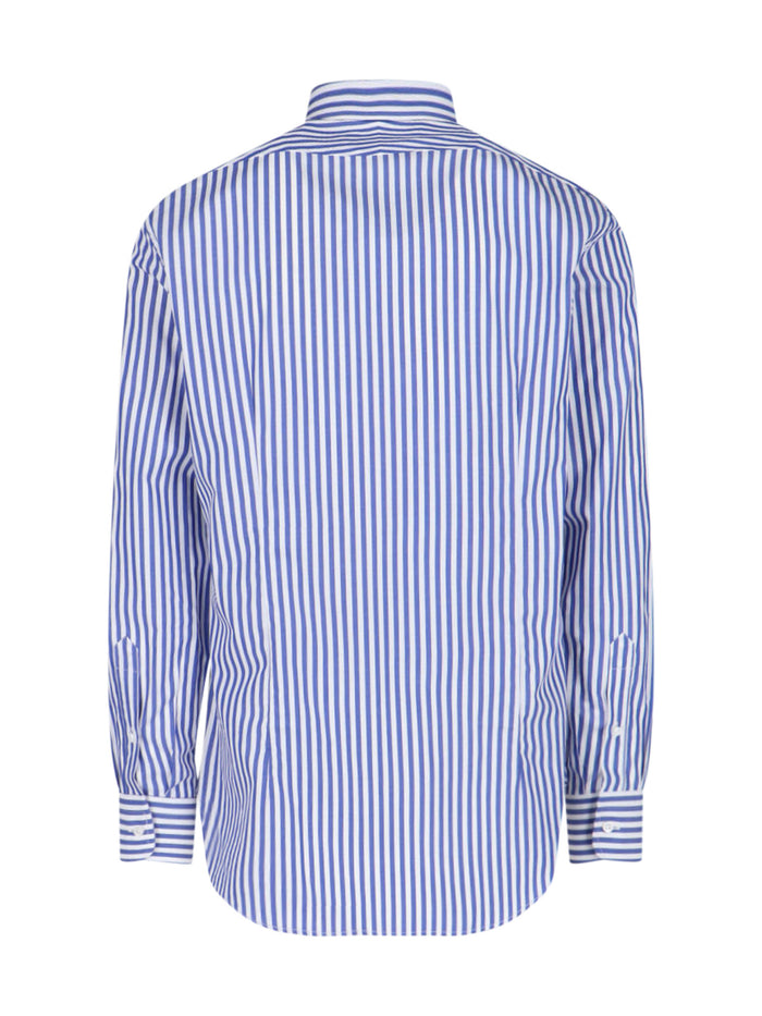 LABORATORIO DEL CARMINE Shirts Blue Cotton