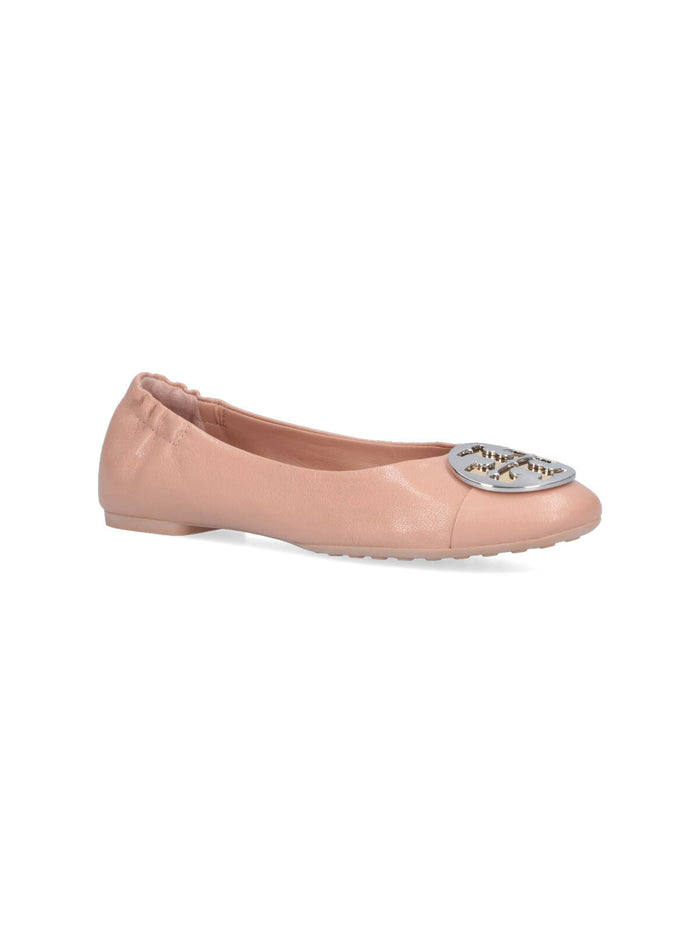 Tory Burch Flat Shoes Pink Main Body: Caprine