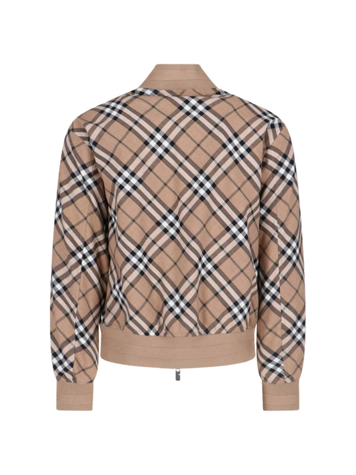 Burberry Jackets Beige Polyester