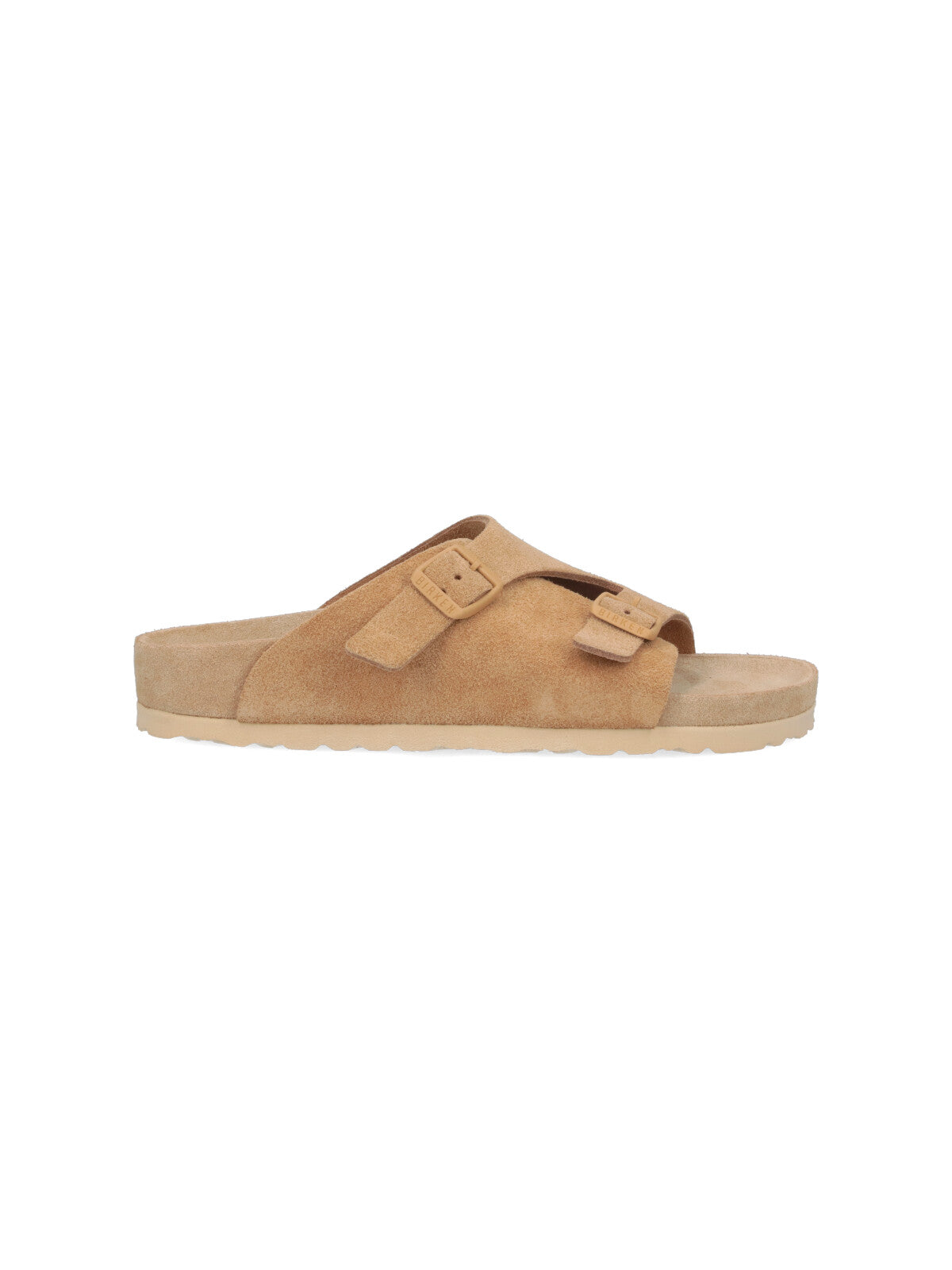 Birkenstock Sandals Beige Suede Leather