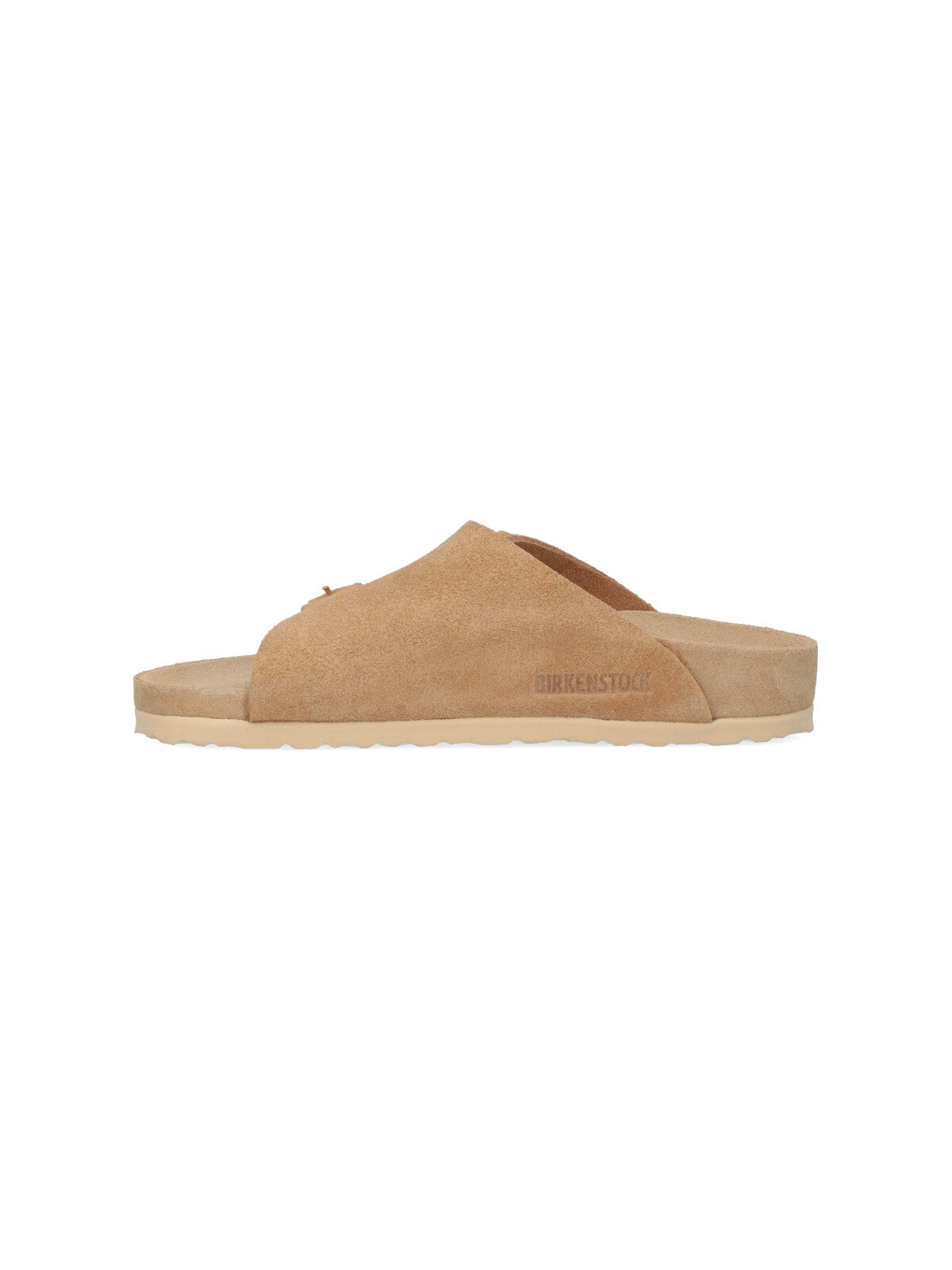 Birkenstock Sandals Beige Suede Leather