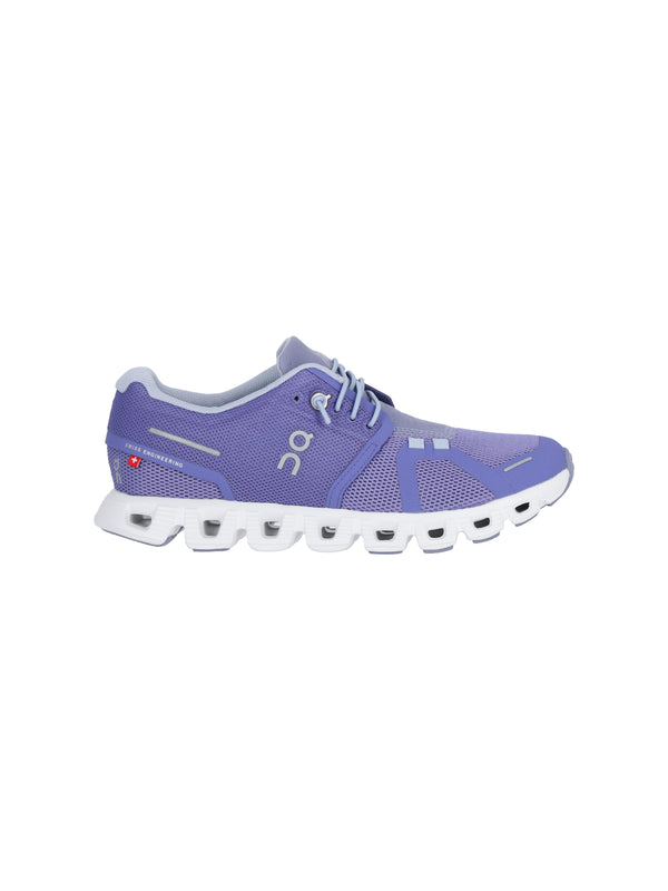 On Mesh upper sneaker in purple