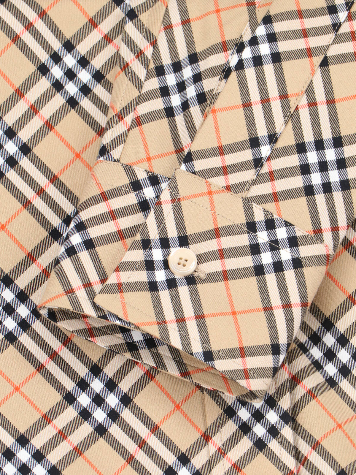 Burberry Shirts Beige Cotton