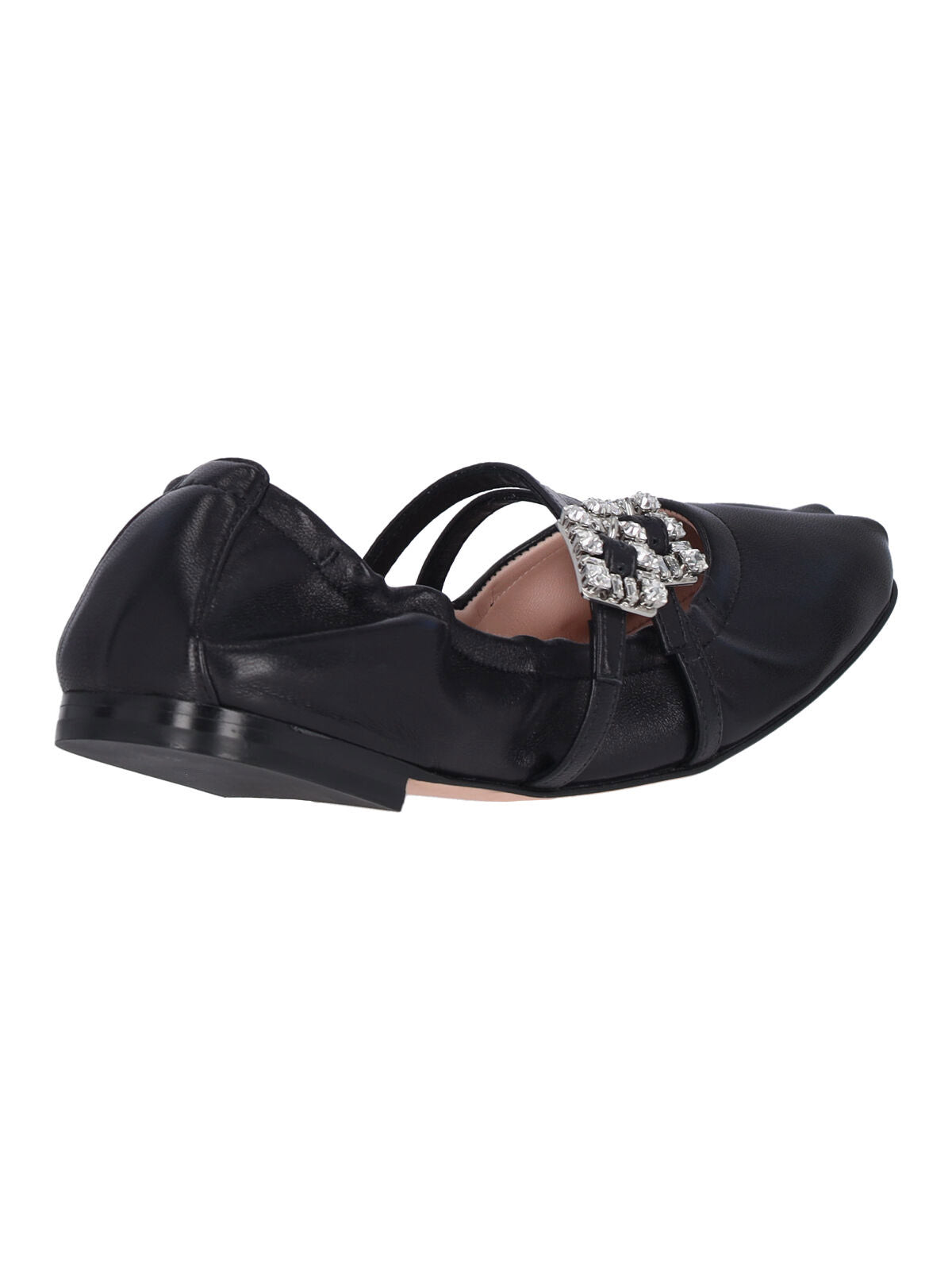 Roger Vivier Flat Shoes Black Leather